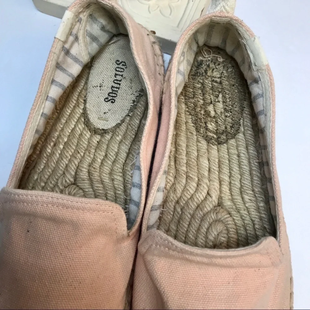 Blush Pink Soludos Platform Espadrilles